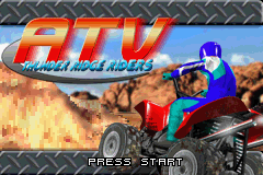 ATV - Thunder Ridge Riders Title Screen